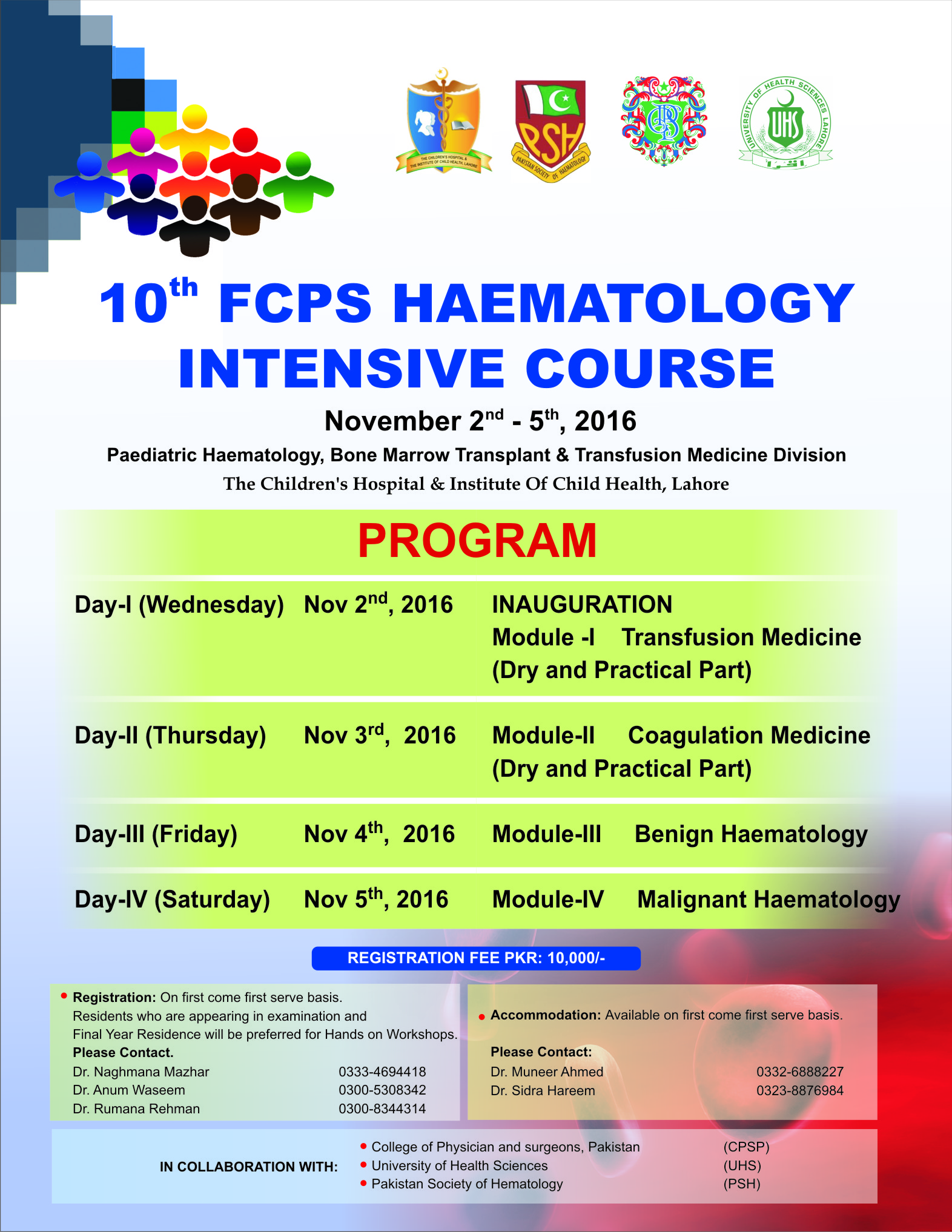 10th FCPS Intensive Course 2016